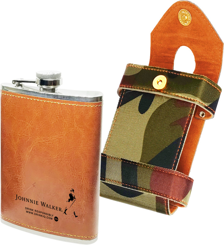 nexShop R Stainless Steel Hip Flask(170 ml)
