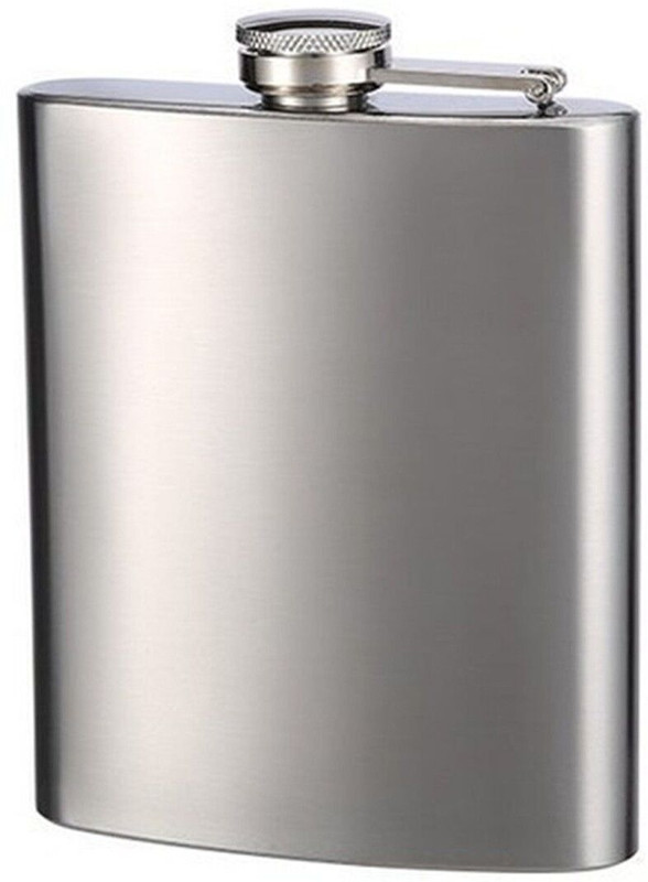 Ashnit Stainless Steel (PLN) Liquor Holder / Wine Storage Bottle Stainless Steel Hip Flask(236 ml)