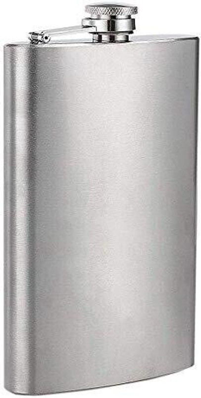 FALMAGU Stainless Steel Classic Silver Whisky Hip Flask Alcohol Drinks Hip Flask 10ozHip Flask 10oz Hip Flask(295 ml)