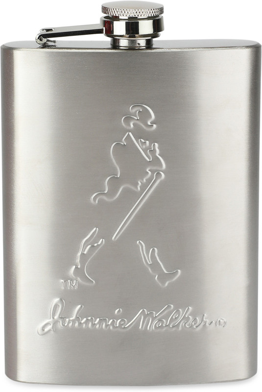 JOHNNIE WALKER FIRST QUALITY FROM STAR MAGIC Stainless Steel Hip Flask(230 ml)