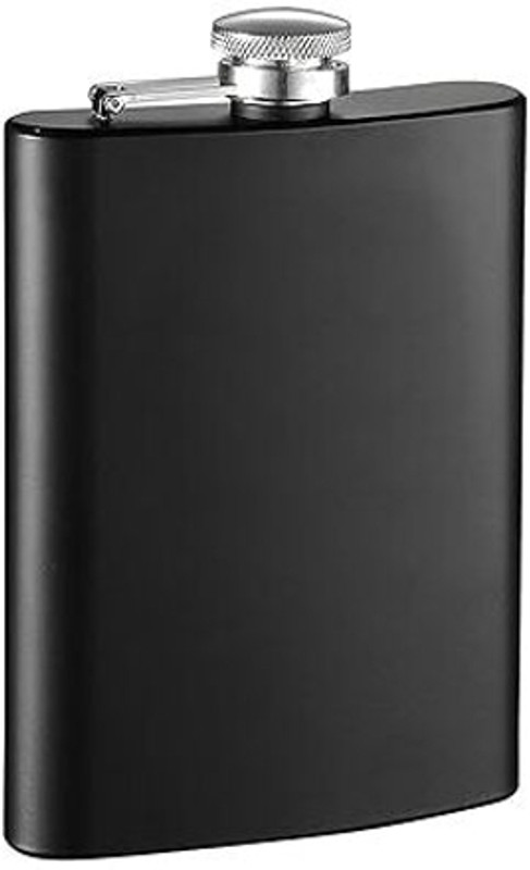 Quickjoin Premium 8 oz Black, Leak proof Hip Flasks Stainless Steel Hip Flask(235 ml)