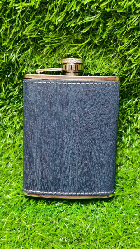 JGG Jain Gift Gallery Hip Flask for Men 8 oz PU Leather Drink Holder Hip Flask 240 ml STAINLESS STEEL Hip Flask(240 ml)
