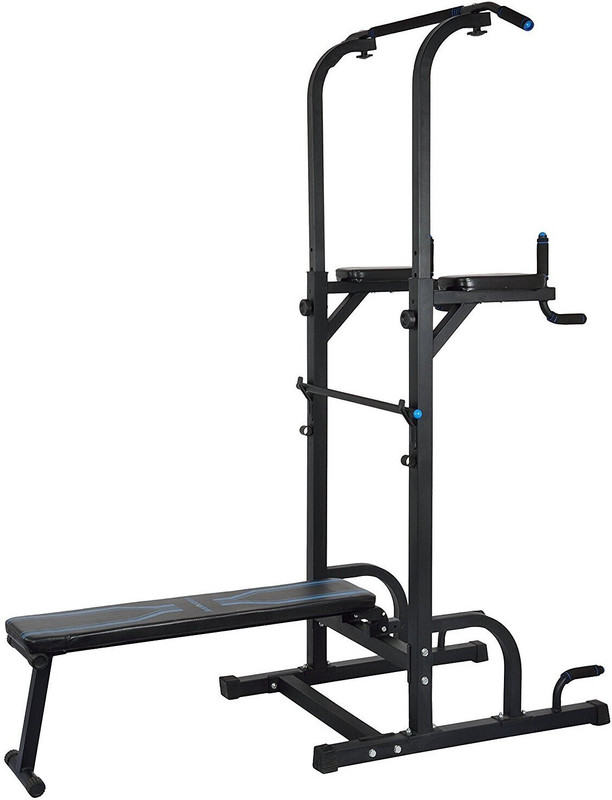 IRIS Fitness Dip and Pull-up Station Power Tower Home Gym Combo