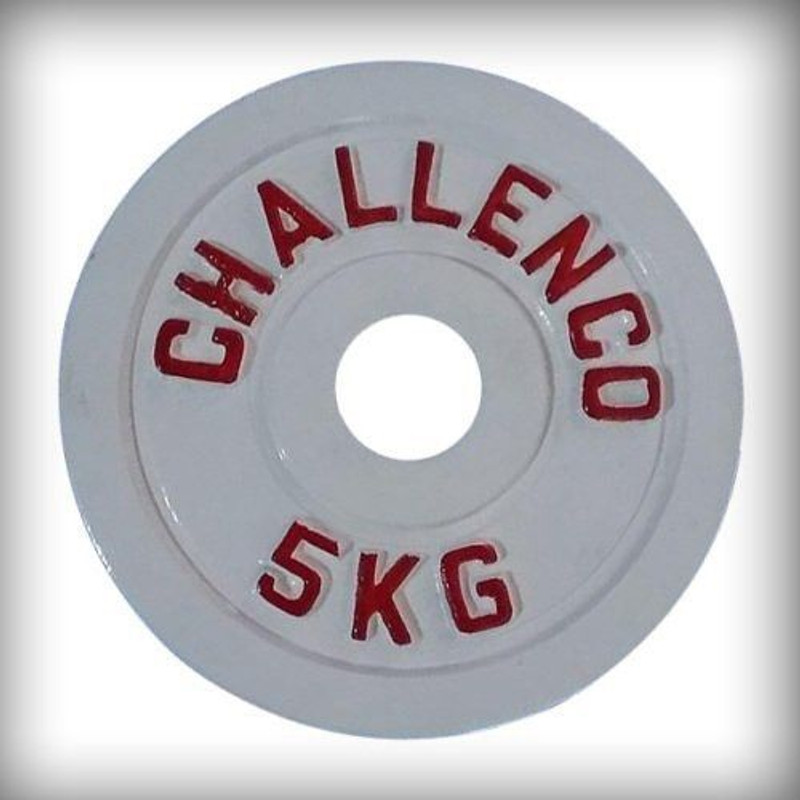 Challenco 5 kg 5kg Calibrated Steel Plates ( 5kg X 02 ) Home Gym Combo