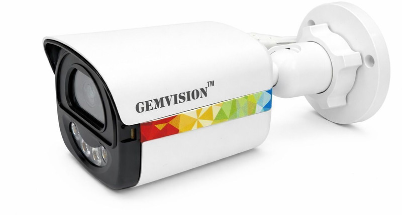 GEM VISION 3MP Full HD Outdoor Bullet CCTV Camera with Full Color Night Vision Plug & Play Security Camera