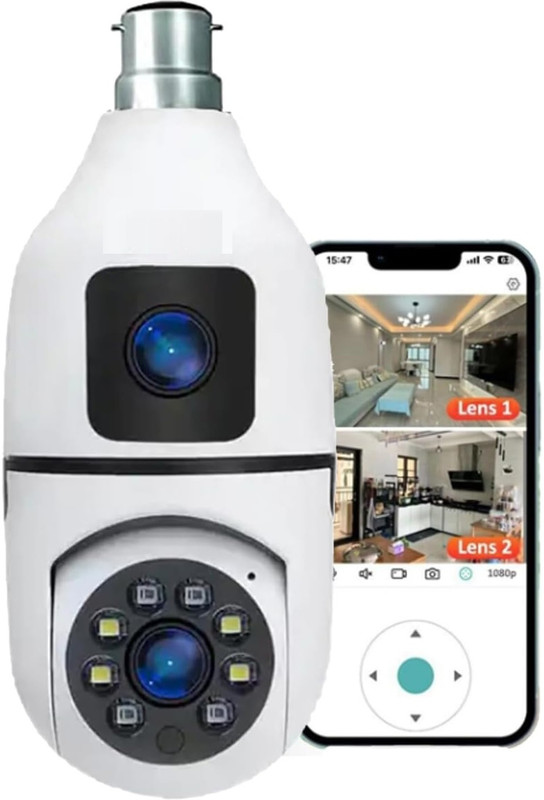 SROPX V380 Pro WiFi Smart Net Camera with PTZ Rotation & Night Vision Security Camera(128 GB, 2 Channel)
