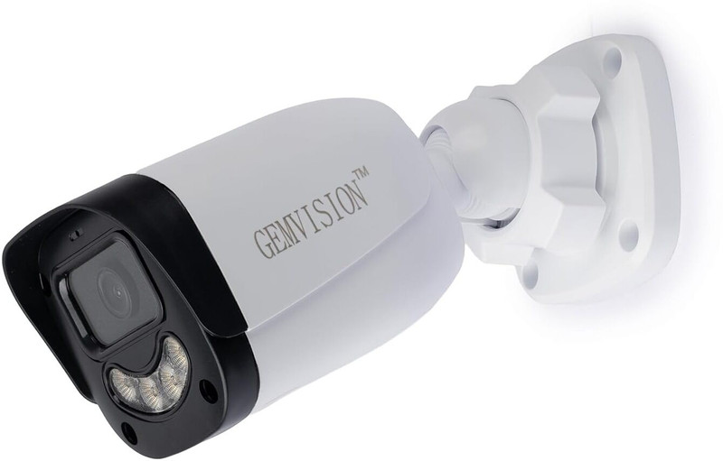 GEM VISION 3MP Full HD Outdoor Bullet CCTV Camera with Full Color Night Vision Plug & Play Security Camera(1 Channel)