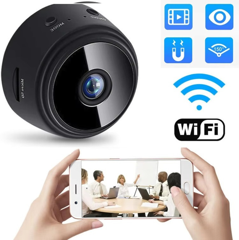 SIOVS Mini WiFi Hidden CCTV Camera – Spy Magnet 1080P for Home/Office Security Camera(64 GB, 1 Channel)