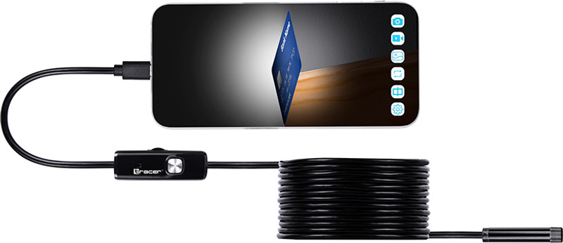 MatLogix Endoscope HD Camera 7 mm Lens 6 LED with 2mtr wire for Android Phone, PC Security Camera(1 Channel)
