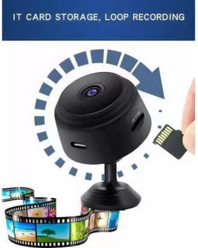 SKY HUB 1080P Wireless WiFi CCTV Indoor/Outdoor HD MINI Spy IP Camera Security Camera(64 GB, 1 Channel)