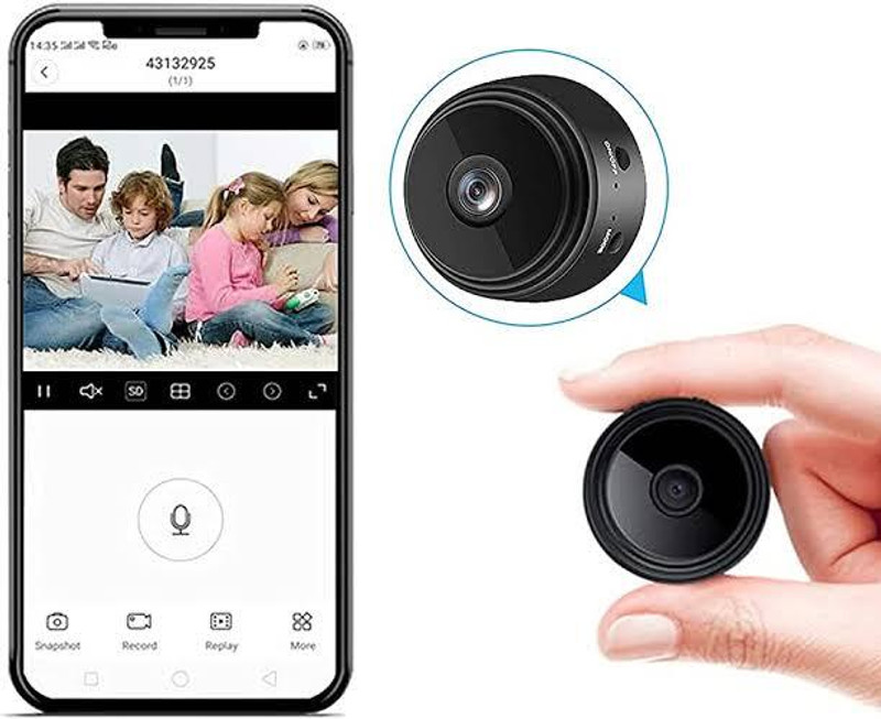 SIFATECH Wi Fi spy camera Indoor Home Small Spy Cam Security Security Camera(1 Channel)