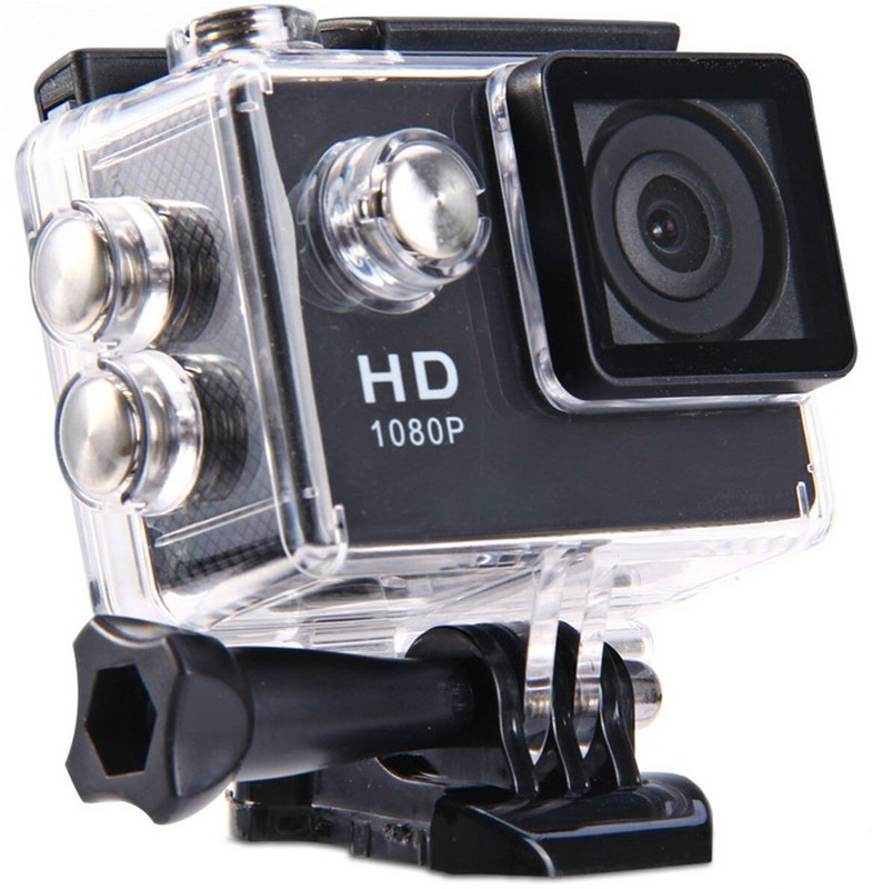 AlphaCam Action camera Action Camera Full HD 1080P 12MP Wifi 30M Waterproof Sports DV Camcorder Sports and Action Camera(Black, 12 MP)
