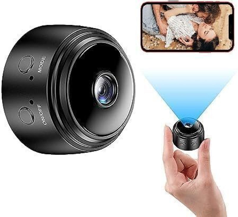 ZRCAM WiFi 1080P Mini Hidden Camera with Audio Live Feed Motion Detection Night Vision Security Camera(64 GB, 1 Channel)
