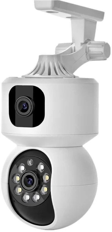 VIGILMATE 5 MP Dual Lens/Screen HD 1080p AI Human Detect.Wifi, Bullet+PTZ Camera Security Camera(2 Channel)