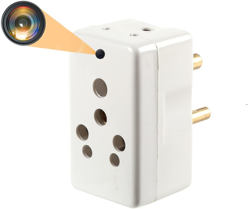 Safetynet Spy Camera Wi-Fi Multi Plug With Inbuilt Space 64GB Live Audio Video Recording Security Camera(32 GB, 1 Channel)