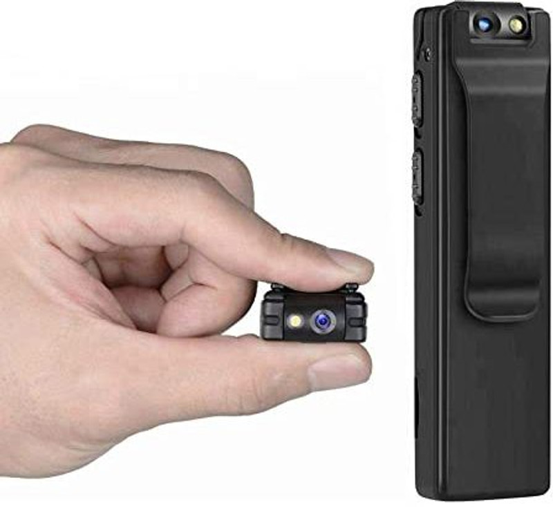 Pelupa Mini Body Camera, Portable HD 1080P Wireless Wearable Video Recorder Long Backup Spy Camera(1 Channel)