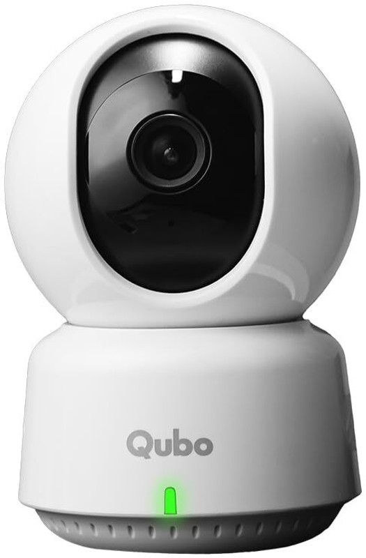 Qubo Smart 360 2K Wi-Fi Camera|3MP [Model 2.0]| AI Alerts | Alarm | Cloud+SD Storage Security Camera(1 Channel)