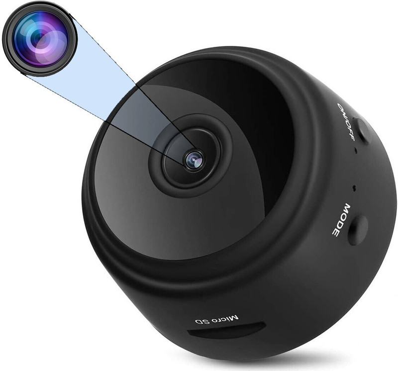 SNARIOVSN Magnetic Spy WiFi Nanny 1080P Camera Hidden Security Camera(64 GB, 2 Channel)