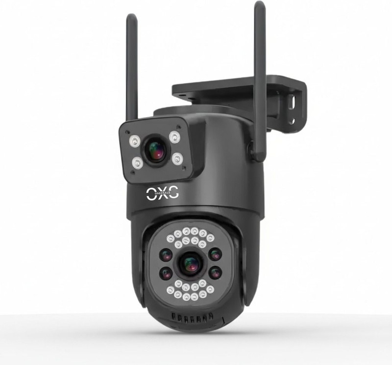 OneXsale 6+6MP Dual Lens 4G Sim Base CCTV Auto Tracking AI Human Detection Night Vision Security Camera(Support Upto 128 GB, 1 Channel)
