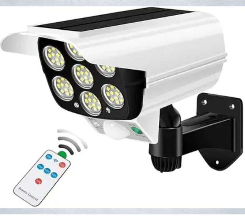 DIGSMORDEN Outdoor Solar LED Light with Motion Sensor and Dummy CCTV Design Security Camera(1 Channel)