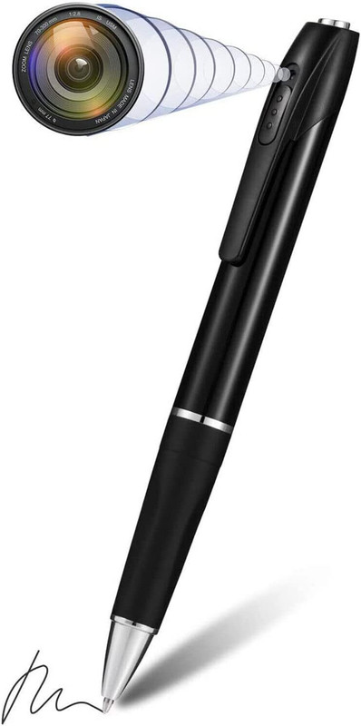 Bzrqx Mini Security HD Pen Camera Hidden Portable Spy Camera HD Video and Audio Recording Pen Sports and Action Camera(Black, 12 MP)