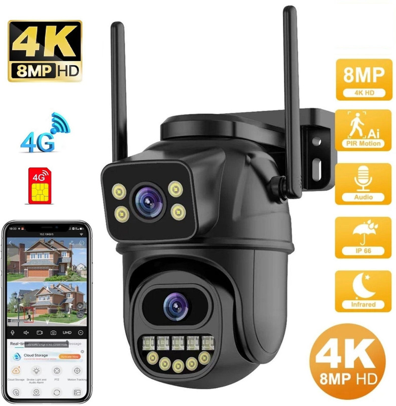 AVOIHS TwoWay Audio Night Vision Security Camera(128 GB, 1 Channel)