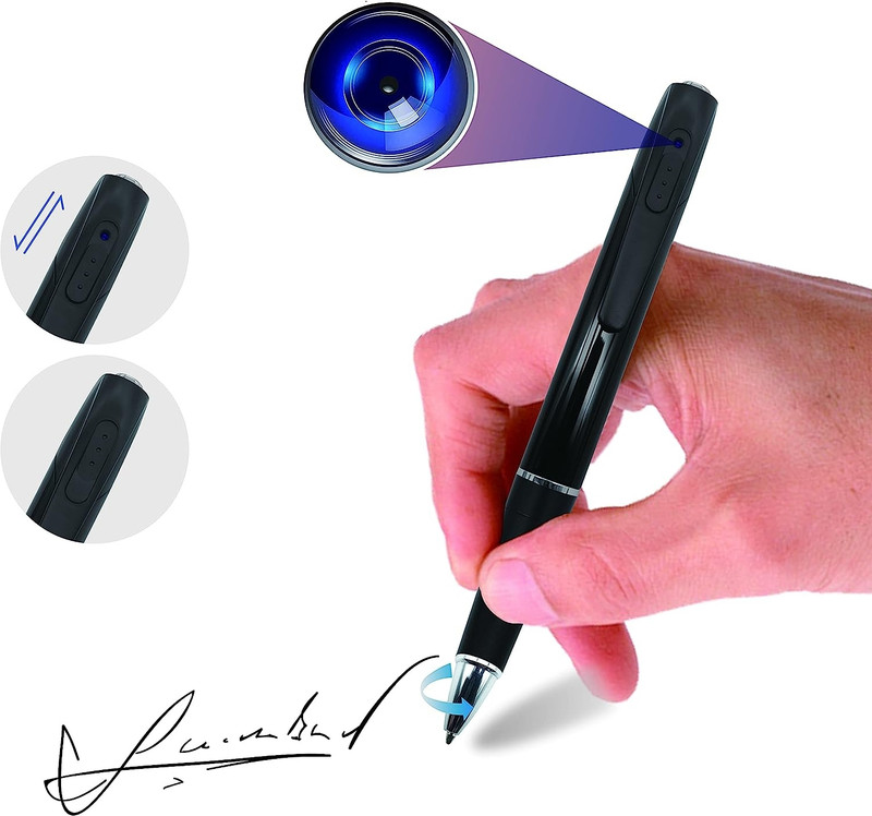lookcam pen 2k video long battery HD spy video shooting pen camera Security Camera(64 GB, 1 Channel)
