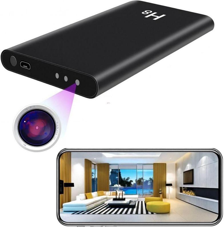 FEERO H8 1080p WiFi Hidden CCTV Spy Power Bank for Home Office Security Spy Camera(1 Channel)