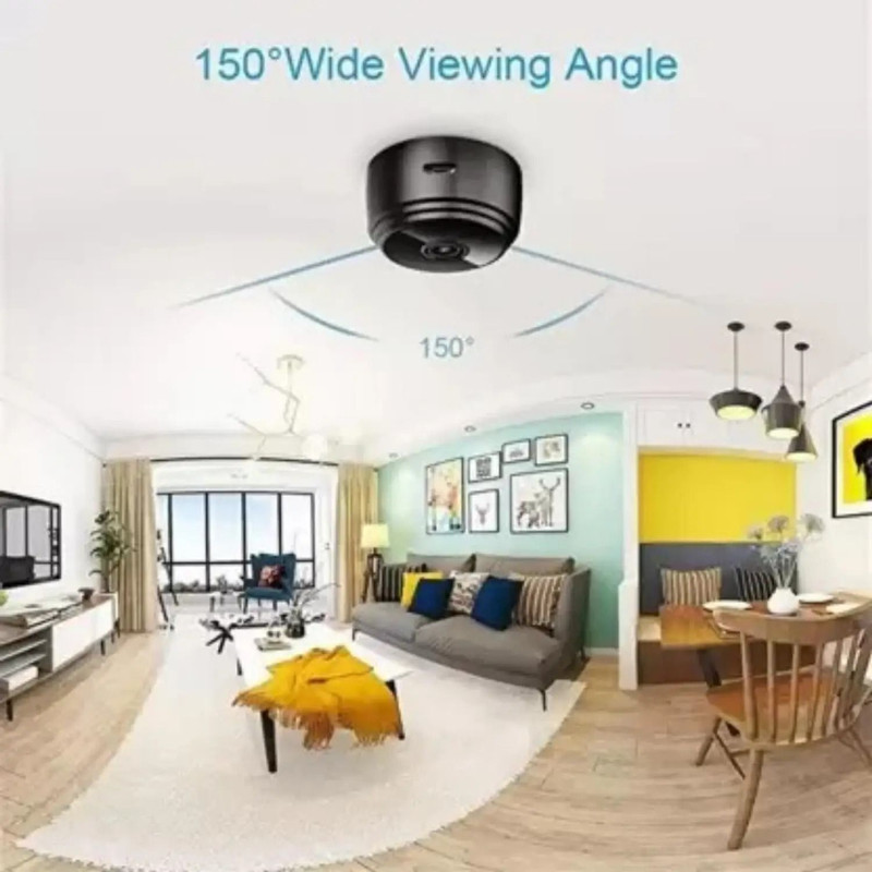 PERAMISYM Spy Ip CCTV Mini Hidden Nanny Camera Wireless with Motion Detection Function Spy Camera(32 GB, 1 Channel)