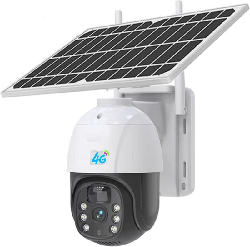 MANIA ELECTRO 4G Solar PTZ SIM Camera 5mp full hd Waterproof, Color Night Vision, Live View, Security Camera(128 GB, 11 Channel)