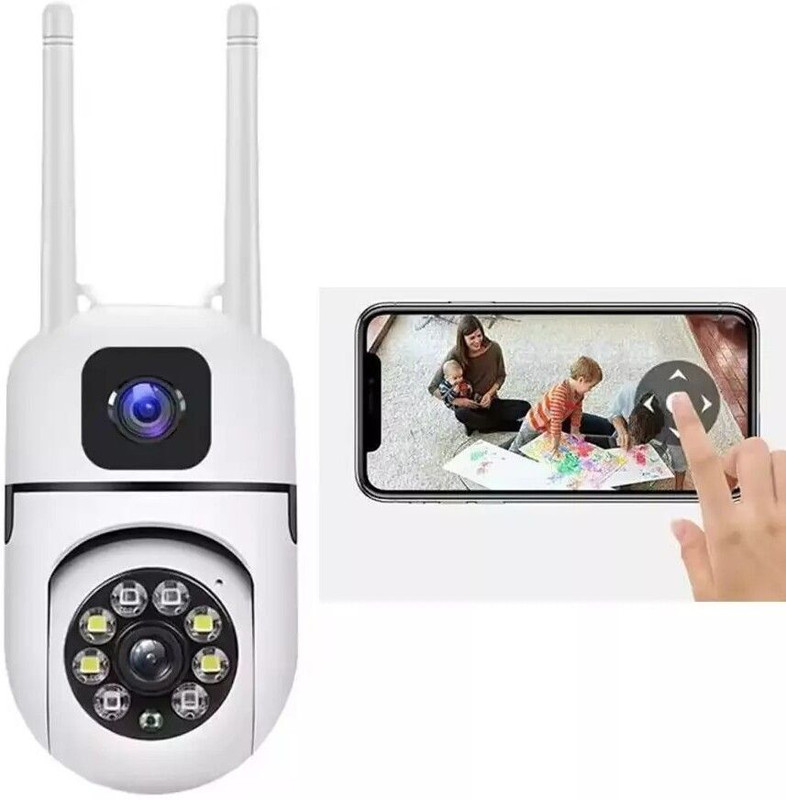 tookla Smart AI 360° WiFi Security Camera | V380 Pro Wireless CCTV with HD Night Vision Security Camera(120 GB, 2 Channel)
