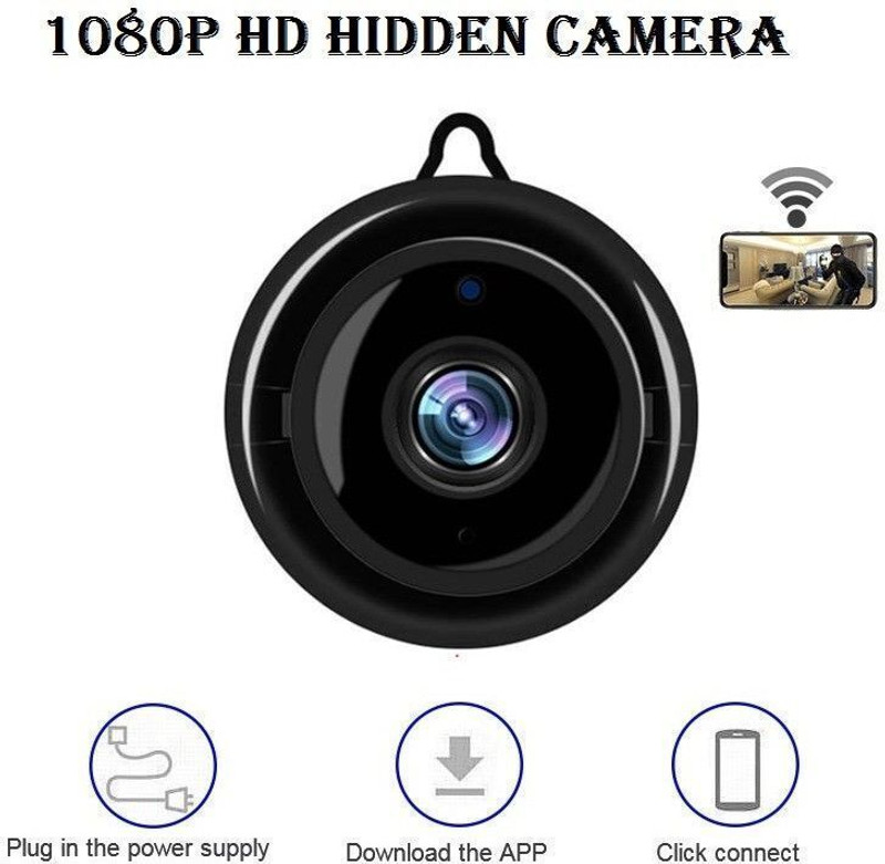 Vector Mini Size WiFi Magnetic 5.0 MP HD 1080P Wireless Spy CCTV Camera Live Recording Security Camera(64 GB, 1 Channel)