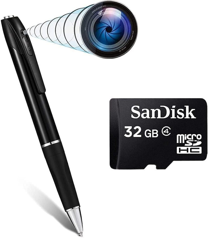 Dr Vision HD 1080p V8 Pen Video and Audio Recording Device, Very Little Spy Camera Security Camera(128 GB, 7 Channel)