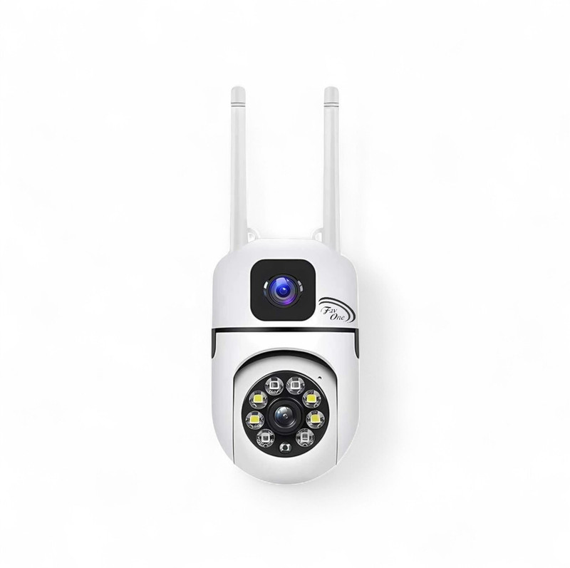 favone dual lens 1080P H.264 IP Camera v380 Pro Wireless WiFi Waterproof Outdoor Spy Camera(NO GB, 3 Channel)