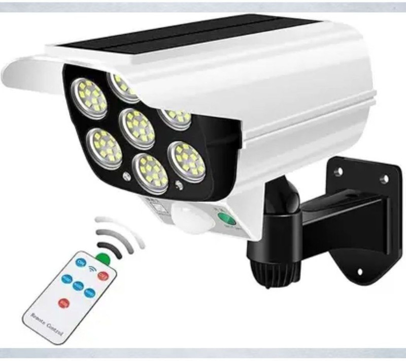 DIGSMORDEN Outdoor Solar LED Light with Motion Sensor and Dummy CCTV Design Security Camera(1 Channel)