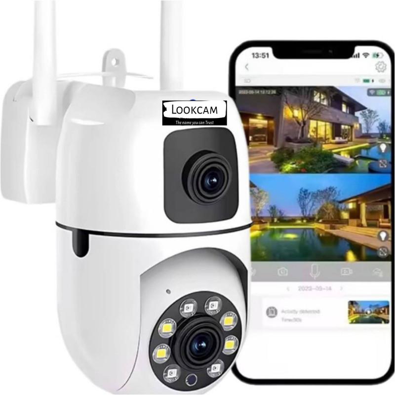 lookcam cctv camera wifi 2.4 dual lance smart ai 360 Security Camera(128 GB, 1 Channel)