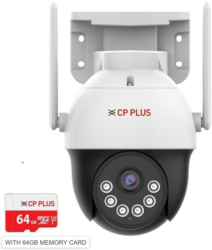 CP PLUS S35T WITH MEMORY CARD 64GB WI-FI & 4G SUPPORT Security Camera(256 GB, 2 Channel)