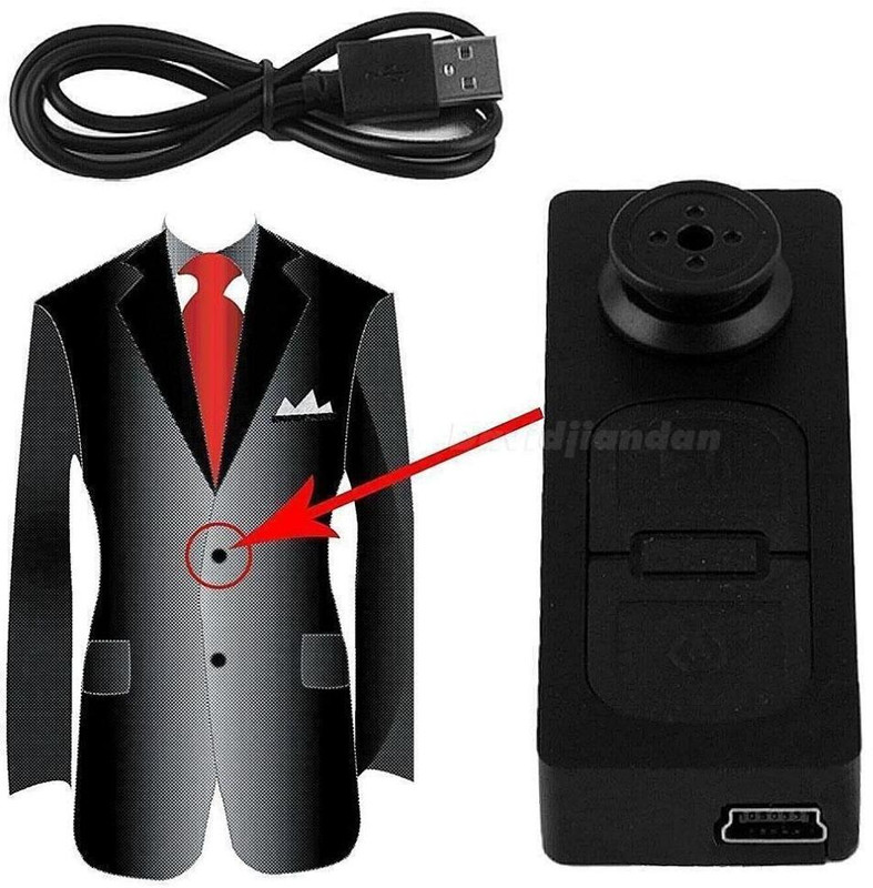 SKY HUB Mini Pocket Button Hidden Spy Camera Video Camera Motion Detection DV Camcorder Spy Camera(32 GB, 1 Channel)