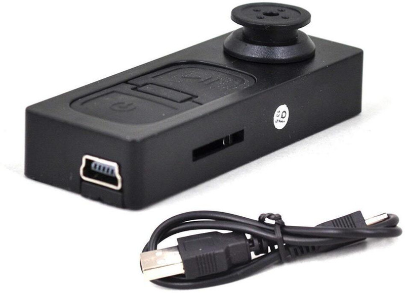 SKY HUB HD Audio Video CCTV Cam Spy Miniature Button Hidden Camera Spy Camera(32 GB, 1 Channel)