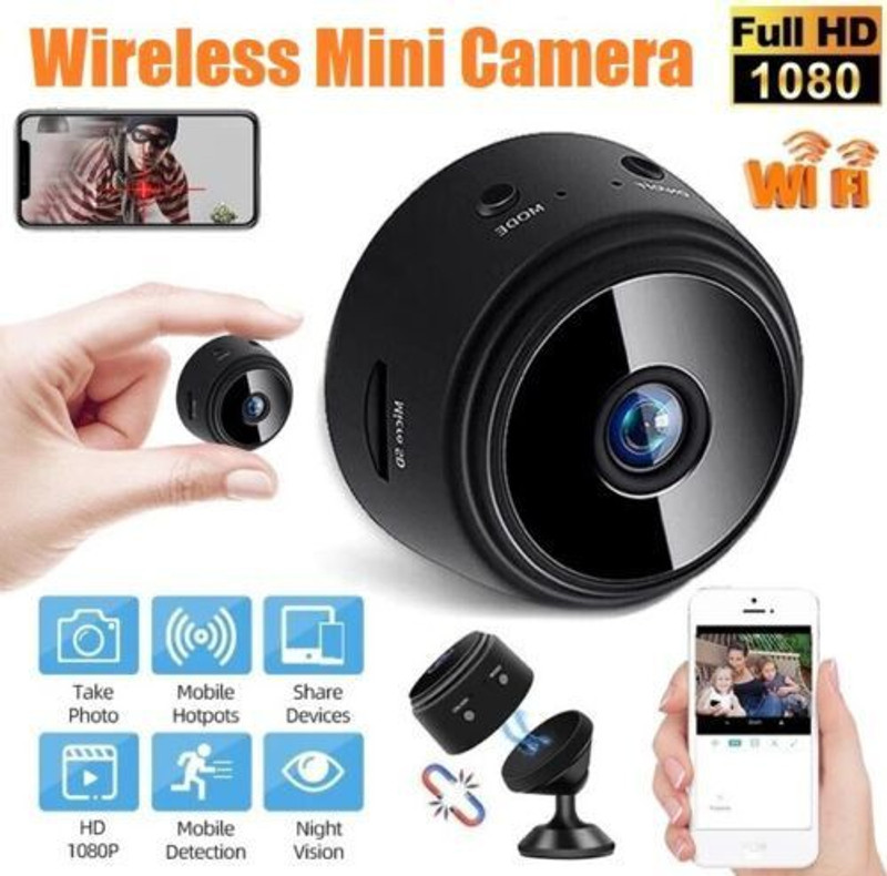 AVOIHS Spy WiFi Hidden 1080p HD Audio Video Recording Night Vision long Battery Backup Security Camera(64 GB, 1 Channel)