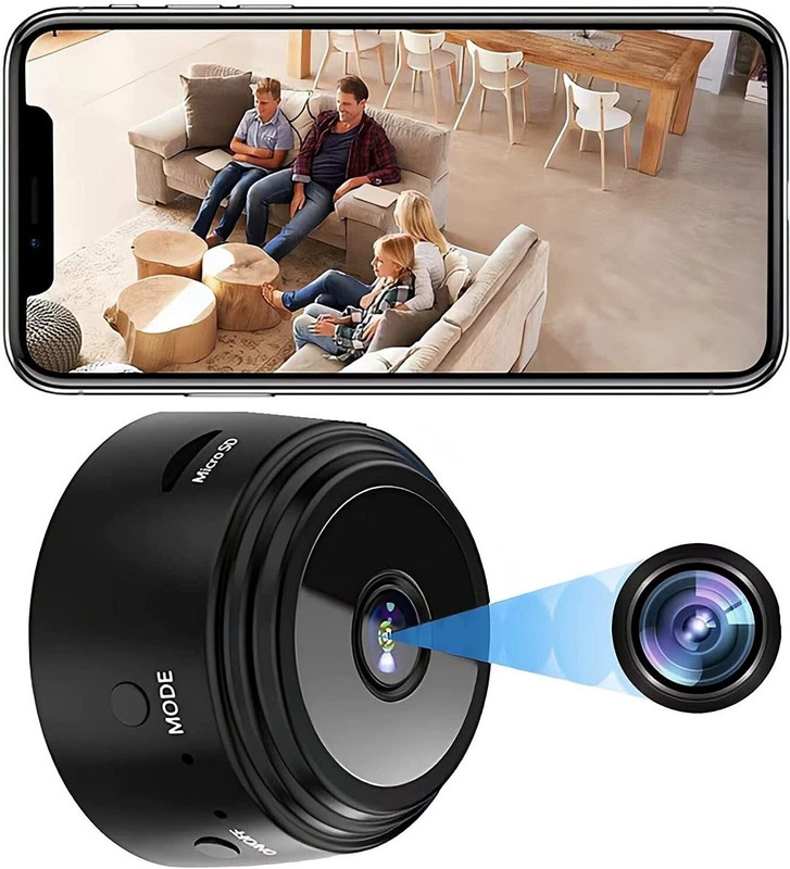 SROPX HD Spy Hidden Cctv Camera Small Size Wifi Connect Motion Detection Night Vision Spy Camera(64 GB, 1 Channel)