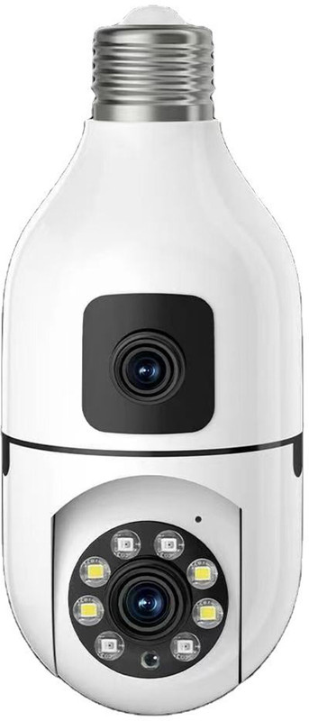CANRON 4MP Dual Lens 360° Full HD Human Detection, Motion Tracking, 2-Way Audio Security Camera(128 GB, 1 Channel)
