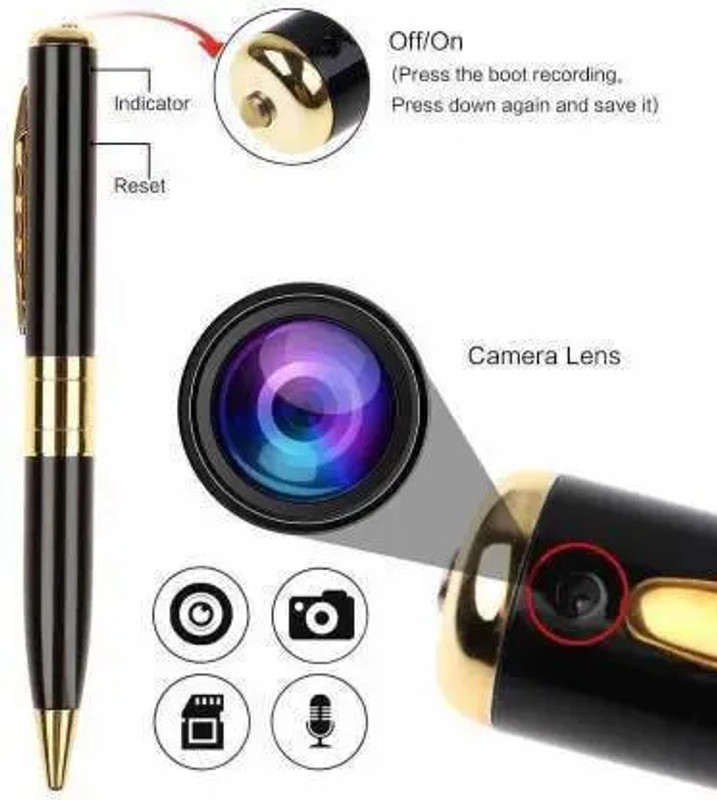 PERAMISYM PEN CC-82 SPY PEN 720P CAMERA FULL HD AUDIO & VIDEO RECORDING ULTRA HD PRO LENS Spy Camera(32 GB, 1 Channel)