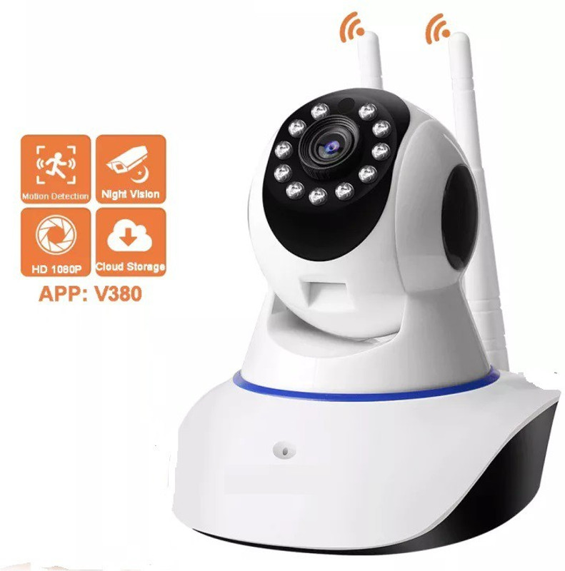 Bzrqx V380 WIFI IP CAMERA CCTV SECURITY DUAL ANTENNA WITH REALTEK CHIP Security Camera(64 GB, 1 Channel)