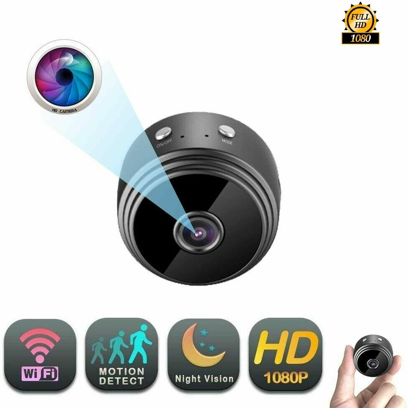 SROPX WiFi Full HD Spy IP Camera Hidden Wireless CCTV Night Vision Live on Mobile Spy Camera(64 GB, 1 Channel)