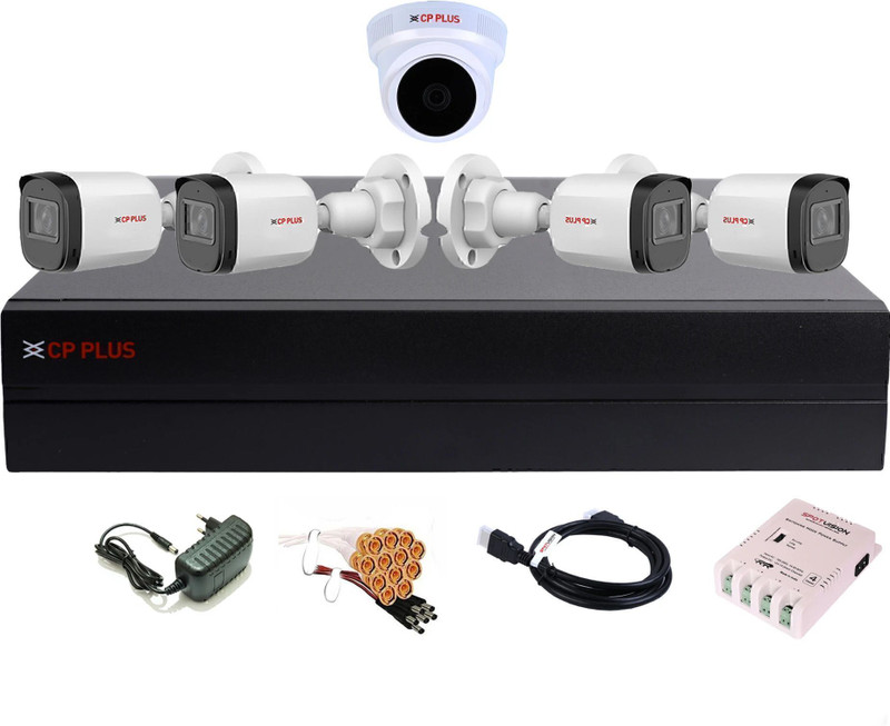 CP PLUS 8 Channel HD DVR 1080P Higher Resolution 2.4MP FULL HD IP67 Outdoor & Indoor 211 Security Camera(8 Channel)