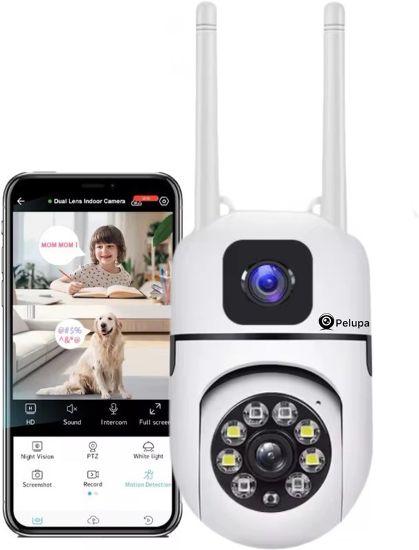 Pelupa Mini 3MP Surveillance Wireless PTZ WIFI HD IP Camera CCTV Security Camera(1 Channel)