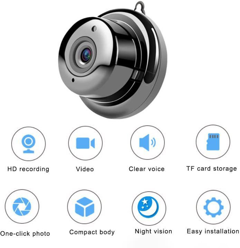 SIOVS Mini IP Wireless WiFi CCTV Smart Calling Night Vision Net Camera Security Camera(64 GB, 1 Channel)