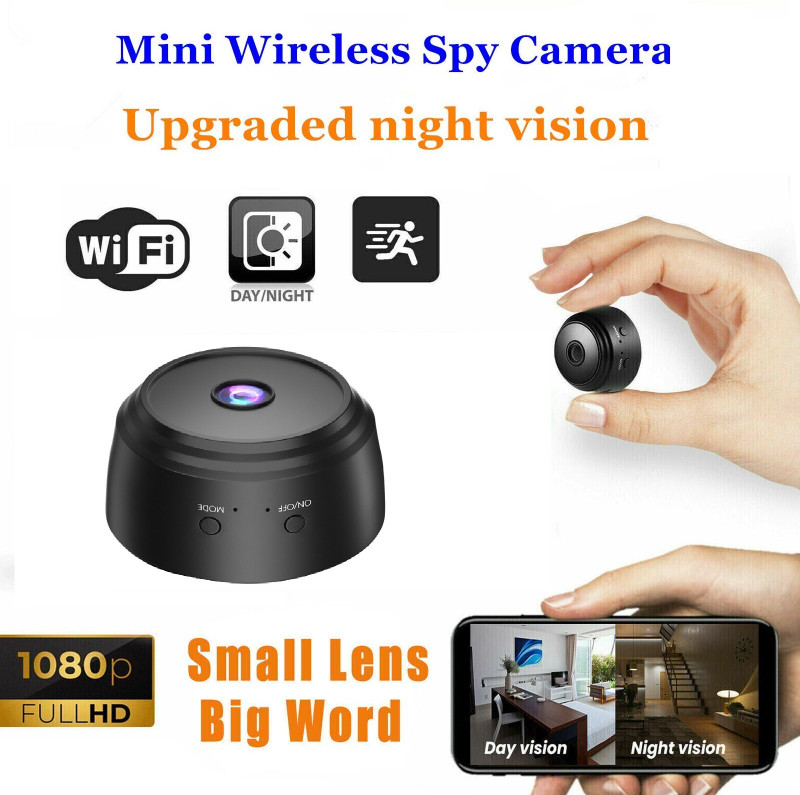 SIOVS Mini Wireless 1080P HD Camera Wifi Built-in Battery Night Vision Support 64GB Security Camera(64 GB, 1 Channel)