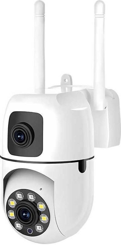m2wear WiFi Mini PTZ 5MP Color Night Vision 1080p V380 Pro App Live View Security Camera(4 Channel)